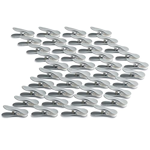 Mollette Morbide Per Abiti (40 Pezzi, Ultimate Gray-Bianco) Di Culiclean