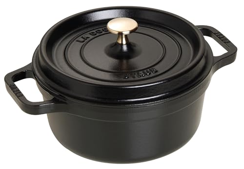 Staub La Cocotte Casseruola, Ghisa, Nero, 22 Cm