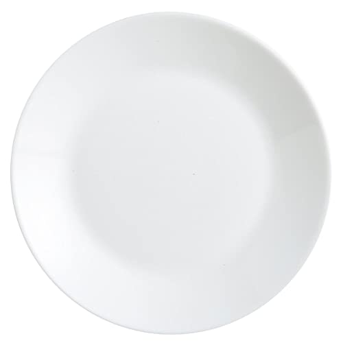 Arcopal, Zelie, Set Di 12 Piatti Da Dessert, In Vetro Opale Extra Resistente, Colore Bianco, 18 Cm