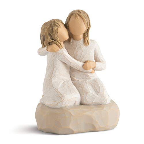Willow Tree 27704 Mia Sorella Figurina, Resina, Beige, 65X75X110 Cm