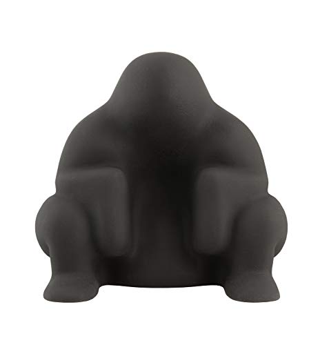 Alessi Ps18 B Fermaporta, Resina Termoplastica Nero, 19.5 X 21 X 21