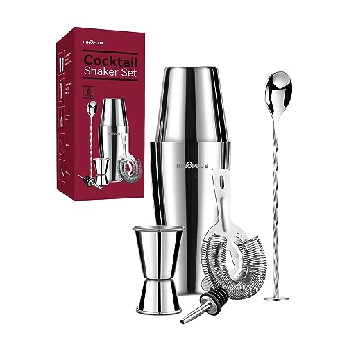 Shaker Per Cocktail, Set Regalo, Shaker Per Cocktail, Shaker Boston, 750 Ml, 550 Ml, Set Regalo, Shaker Per Cocktail, Shaker Bar, In Acciaio Inox, Sha