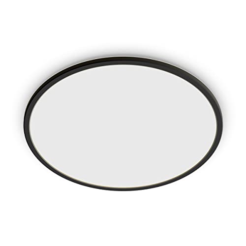 Philips Lighting Lampada Da Soffitto Led Superslim, Equivalente A 22W, 27K, Ip20, Non Dimmerabile, Nero