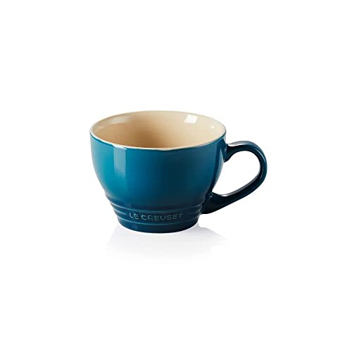Le Creuset Tazza In Gres Vetrificato, 400 Ml, Deep Teal, 70304406420002