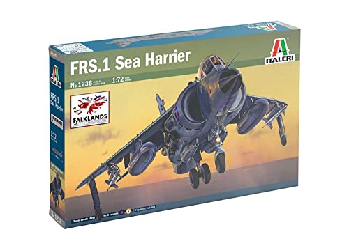 Italeri 1236 Frs.1 Sea Harrier Falklands 40 Years Anniversary, Scala 1:72, Plastic Model Kit, Modello In Plastica Da Montare, Modellismo