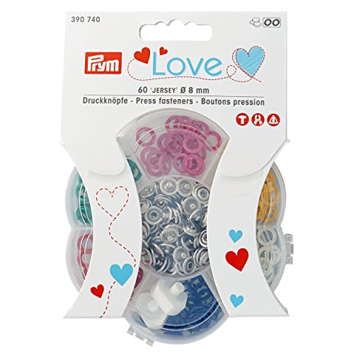 Prym 390740 Press Fasteners, Brass, Taglia Unica