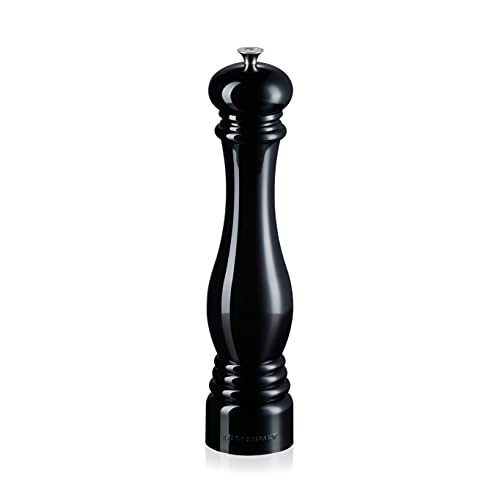 Le Creuset Macina Pepe, 30 Cm, Macinatura Regolabile, Grandi Dimensioni, Plastica Abs Resistente, Anti-Corrosione, Nero (Lucido), 96002700140000