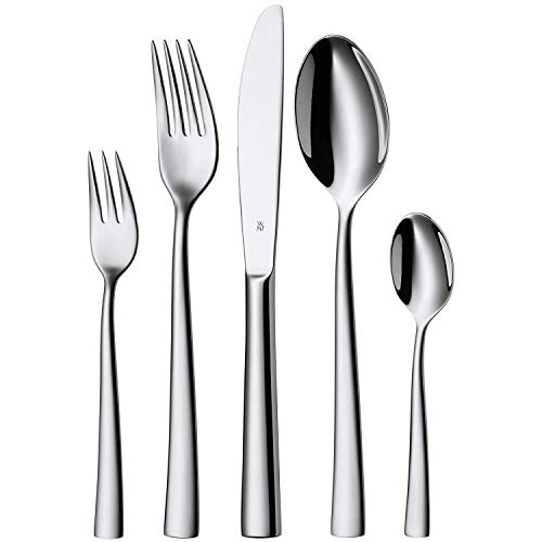 Wmf 1166916040 Philadelphia Set Posate 30 Pezzi Per 6 Persone, Acciaio Inox Cromargan 18/10 Lucido, Acciaio Inossidabile, Silver, 44 X 27 X 5 Cm, 30 U