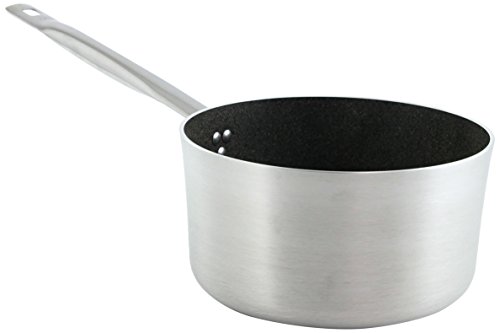 Ballarini Professionale Granite 2826.24 Casseruola Media Con 1 Manico, Alluminio, Grigio, 24 Cm
