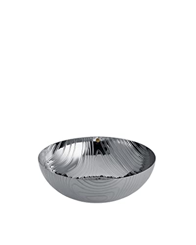 Alessi Veneer Pu06/21, Coppa Da Cucina Multifunzione Di Design, In Acciaio Inossidabile 18/10 Con Decoro In Rilievo