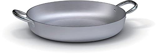 Ballarini Professionale 7008.32 Tegame Con 2 Manici, Alluminio, Grigio, 32 Cm