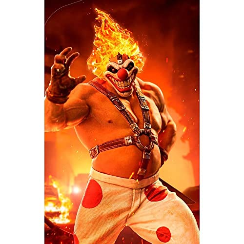 Iron Studios Twisted Metal - Sweet Tooth Needles Kane Art Scale Statue (1/10) (Sogame46021-10)