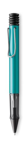 Lamy Al-Star 223 - Penna A Sfera In Alluminio Con Impugnatura Trasparente E Clip In Metallo Cromato, Con Refill, Colore: Tormalina, Spessore Del Tratt