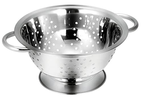 Tescoma 428510 Grandchef Colapasta Con Base, Acciaio Inossidabile, 24 Cm