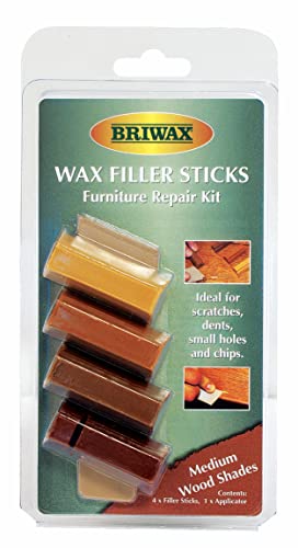 Briwx, Cera In Stick Per Legno, Tonalità Medie (Etichetta In Lingua Italiana Non Garantita)
