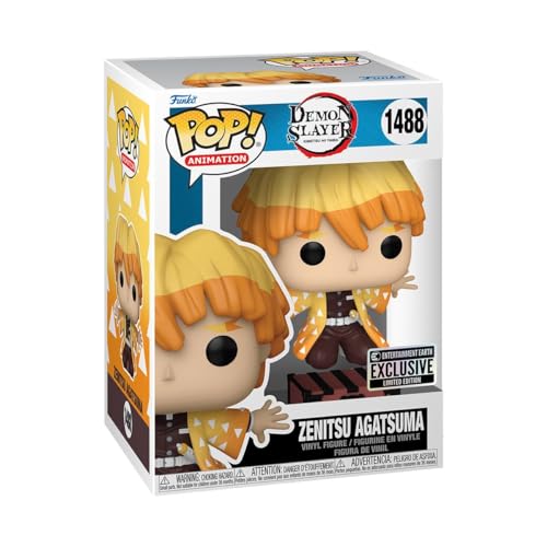 Funko Demon Slayer Zenitsu Protecting Nezuko'S Box Pop! Figure In Vinile #1488 - Entertainment Earth Exclusive