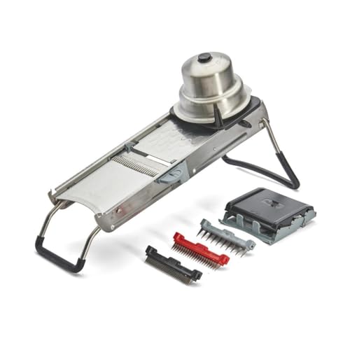 De Buyer Mandolina Revolution, Lung, 2021.01, Acciaio Inossidabile, Grigio, Lunghezza 39.5 Cm