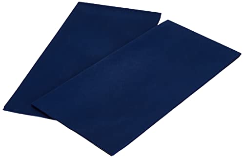 Papstar 82330-20 Tovaglie In Tessuto Non Tessuto Soft Selection, 80 X 80 Cm, Colore: Blu Scuro