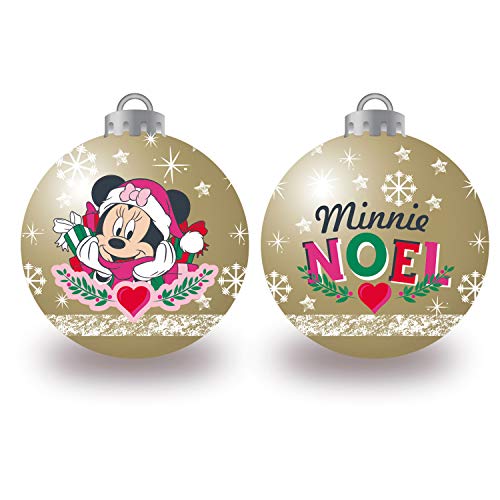 Arditex Rxzer23, Confezione Da 10 Palline Albero Di Natale Diametro 6 Cm Di Disney-Minnie