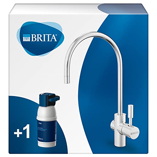 Brita Mypure P1 Sistema Filtrante, Rubinetto Con Filtro Acqua Integrato, Fino A 1200 L, Rame