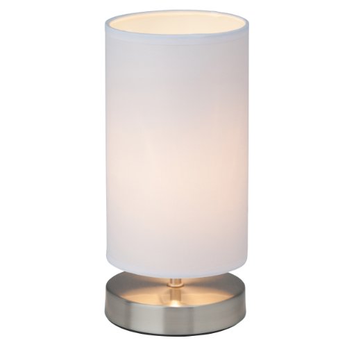 Lampada Brilliant Lampada Da Tavolo Clarie Ferro/Bianco | 1X D45, E14, 40W, Adatto Per Proiettori A Caduta (Non Inclusi) | Scala Da A ++ A E | Con Int
