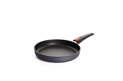 Woll Diamond Lite - Padella Piatta Induttiva, Diametro 26 Cm, Altezza 5 Cm, Con Manico Rimovibile, Adatta Per Tutti I Piani Cottura, In Alluminio Pres