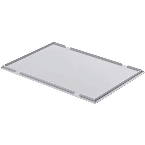 Alutec Portacoperchio Per Cassette Di Plastica (Dimensioni 600X400 Mm, Per La Chiusura Di Cassette Da Trasporto, In Plastica Di Alta Qualità) 05090