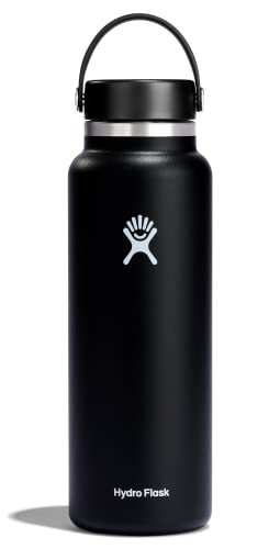 Hydro Flask Borraccia Da 1180 Ml, In Acciaio Inossidabile Con Isolamento Sottovuoto Tappo Flex Cap Antigoccia Manico, Senza Bpa, Imboccatura Larga, Bl