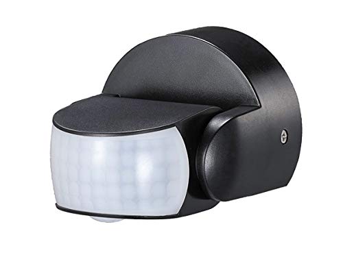 Ledlux Cl6611B Sensore Di Movimento Infrarossi Ip65 Colore Nero Montaggio A Parete Soffitto Snodabile A 180°