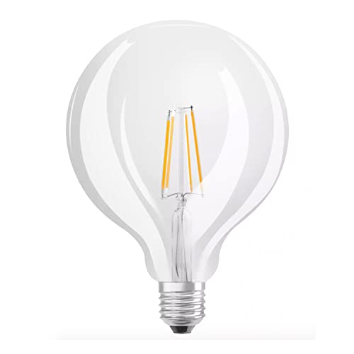 Osram St Globe Lampada Led E27, 6.5 W, Luce Bianca Regolabile, 1 Lamp, Standard, Vetro