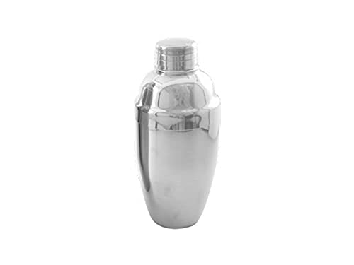 The Bars 3178205 Shaker Inox Lucido Lt0,50 Made In Italy Utensili Da Bar, Acciaio Inossidabile, Grigio
