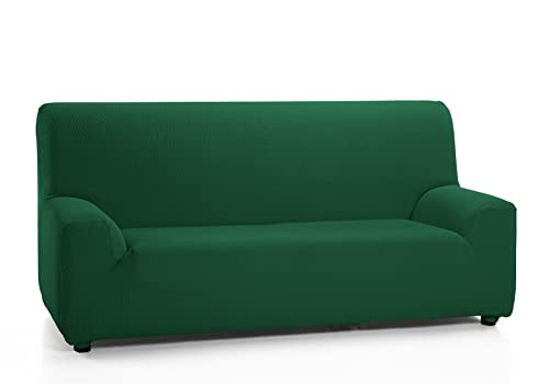 Martina Home Tunez, Copridivano Elastico, Tela (50% Poliestere, 45% Cotone, 5% Elastan), Bottiglia Verde, 4 Posti (240-270 Cm Larghezza)
