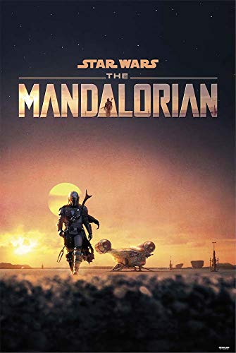 Grupo Erik Poster The Mandalorian Star Wars, Carta, 91 X 61 Cm