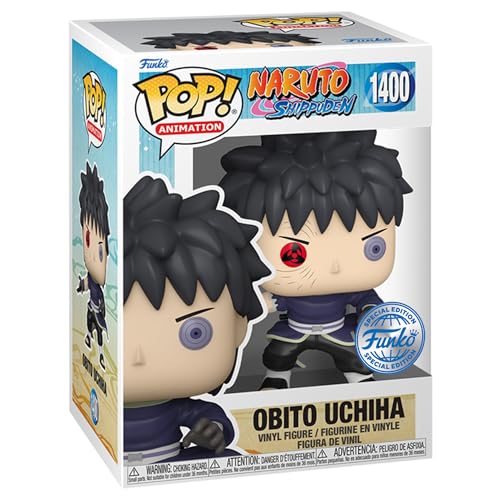 Funko Pop! Animation: Naruto - Obito Uchiha (Exc), Personaggio Da Collezione In Vinile - 68270