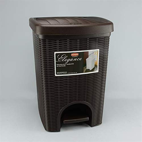 Stefanplast Elegance Pattumiera A Pedale Moka 20Litri