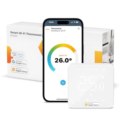 Refoss Termostato Wifi Intelligente, Termostato Caldaia, Crono Termostato Digita, Termostato Da Parete, Compatibile Con Apple Homekit, Alexa E Google 