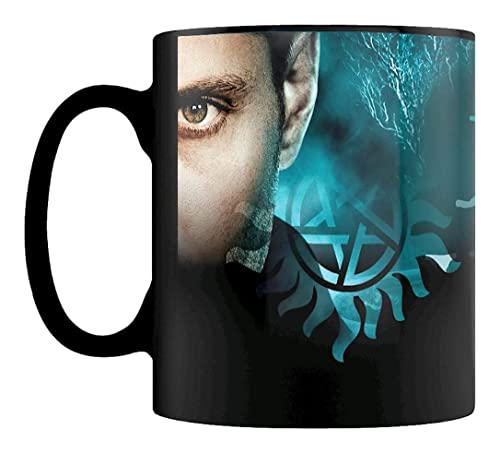 Gb Eye Supernatural - Sam E Dean Symbol Mgh0072, Tazza Termosensibile, 15 X 10 X 9 Cm, Multicolore