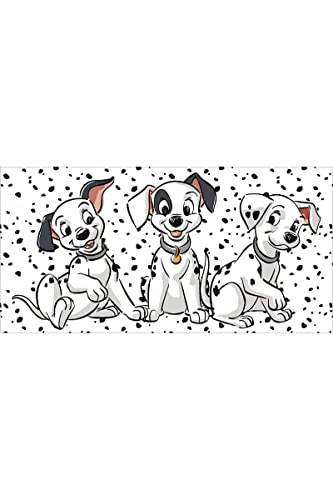 Jerry Fabrics Disney 101 Dalmatian Lucky Bath Towel 70 X 140 Cm, Multicolore