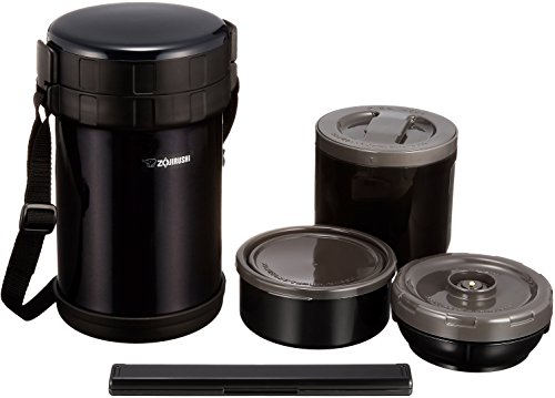 Zojirushi - Barattolo Per Il Pranzo, Isolante, Colore: Blu Marino, 1417,5 G