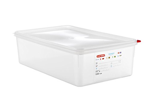 Araven Gastronorm Ermetico Contenitore Alimentare L. 21 530 X 325 X 150