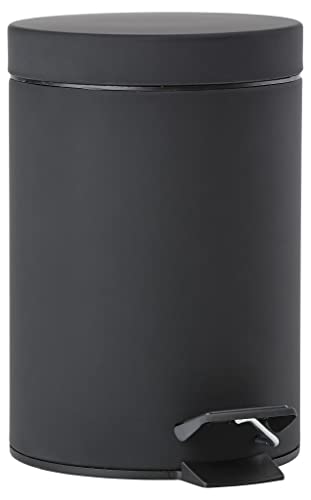 Zone Denmark 361079 Bidone Per La Spazzatura 3 L Rotondo Nero