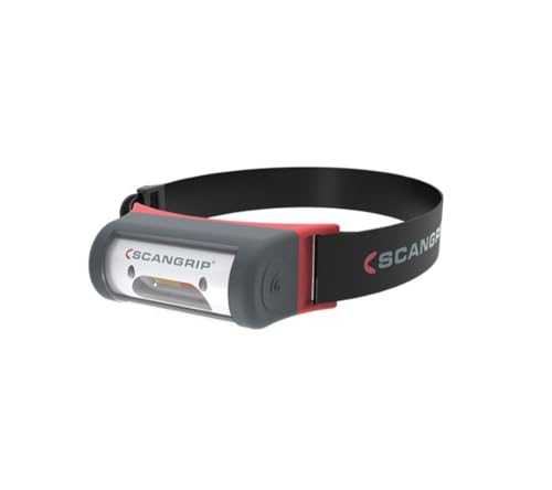 Knipex 35438 Lámpara Frontal Scangrip Night View, Nero E Rosso