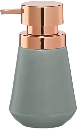 Sealskin Conical Dispenser Per Sapone Liquido, Porcellana, Verde, 16.5 X 10 X 10 Cm