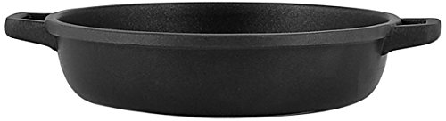 Home Granchef Tegame Antiaderente Con 2 Manici, Alluminio Pressofuso, Nero, 22 Cm