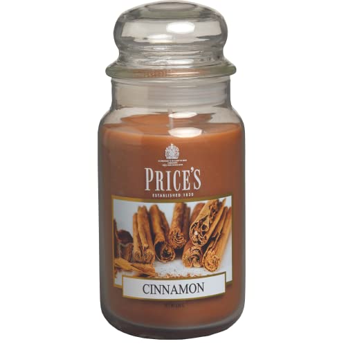 Price'S Candles - Candela In Giara Grande Cinnamon - Durata Fino A 150 Ore Di Combustione