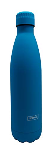 Nerthus Fih 605 605-Thermos A Doppia Parete Per Freddo E Caldo. Design Blu Di Acciaio Inossidabile 750 Ml. Senza Bpa. Tappo Ermetico, Metallo