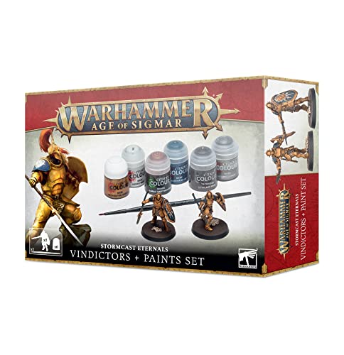Age Of Sigmar - Stormcast Eternals - Vindictors + Paints Set
