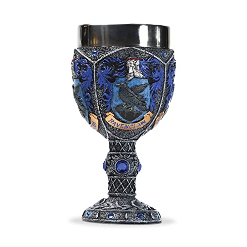Wizarding World Of Harry Potter Ravenclow Bicchiere Decorativo, Metallo, Multicolore, 18 X 16 X 15 Cm