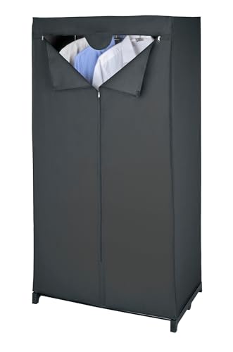 Wenko Armadio Deep Black, Peva, 75 X 150 X 50 Cm, Nero