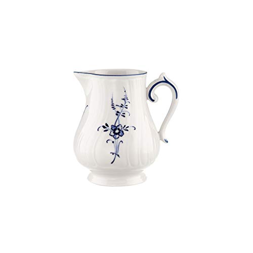 Villeroy & Boch Vieux Luxembourg Bricco Per Latte, 300 Ml, Porcellana Premium, Bianco/Blu